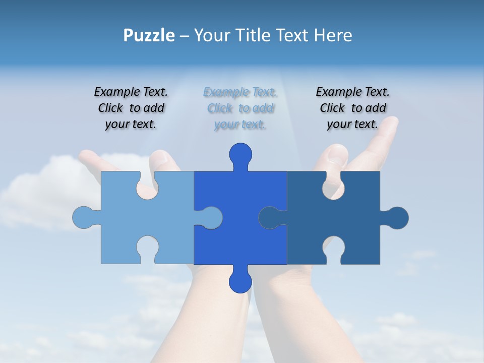 Glowing Male People PowerPoint Template