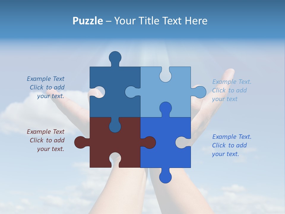 Glowing Male People PowerPoint Template