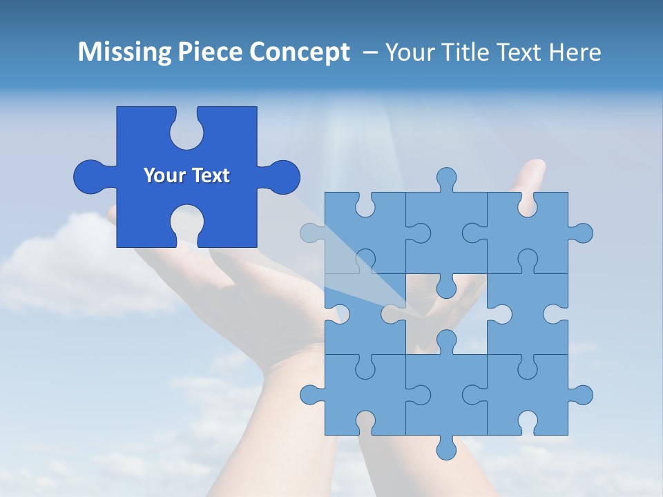 Glowing Male People PowerPoint Template