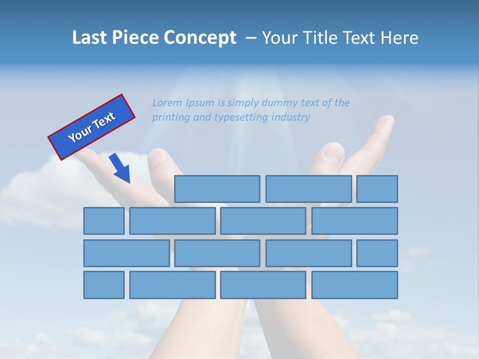 Glowing Male People PowerPoint Template