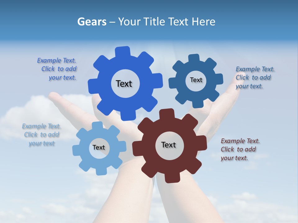 Glowing Male People PowerPoint Template