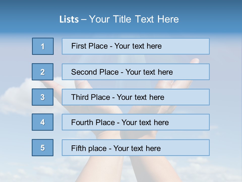 Glowing Male People PowerPoint Template