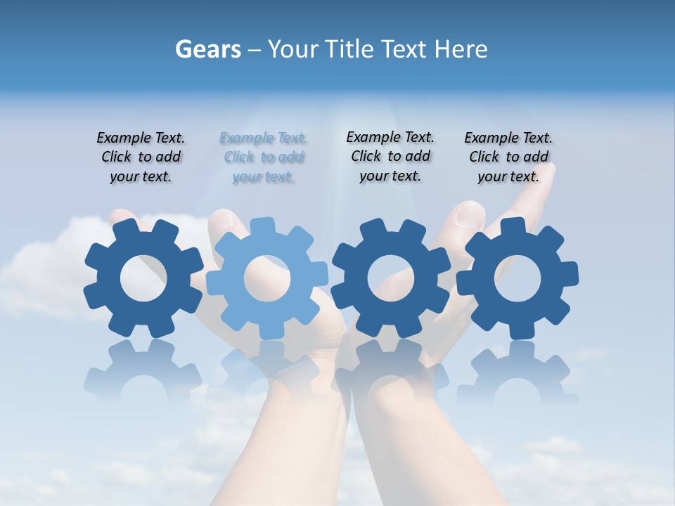 Glowing Male People PowerPoint Template