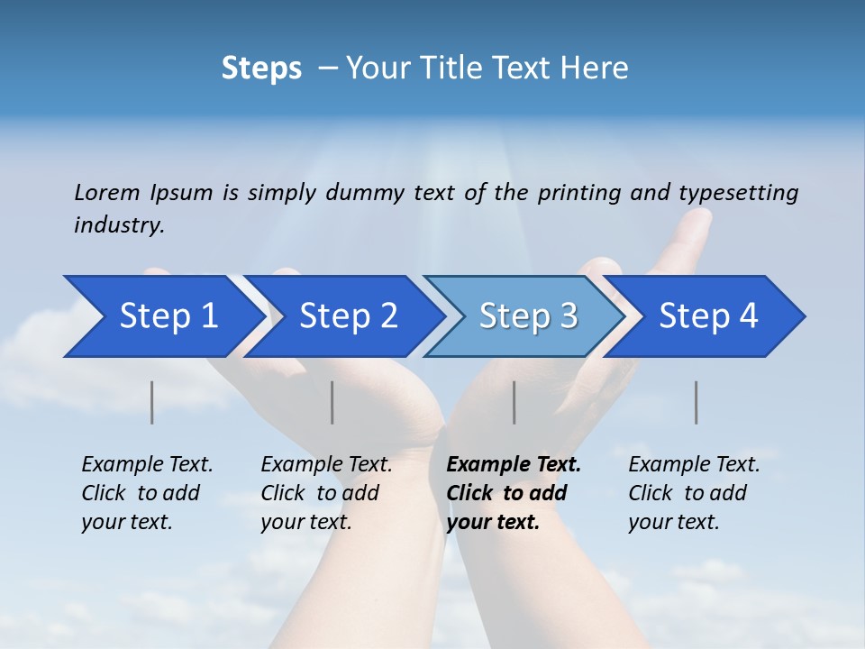 Glowing Male People PowerPoint Template