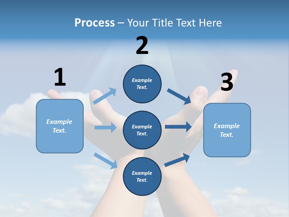 Glowing Male People PowerPoint Template