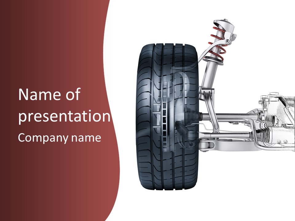 Engine Effect Suspension PowerPoint Template