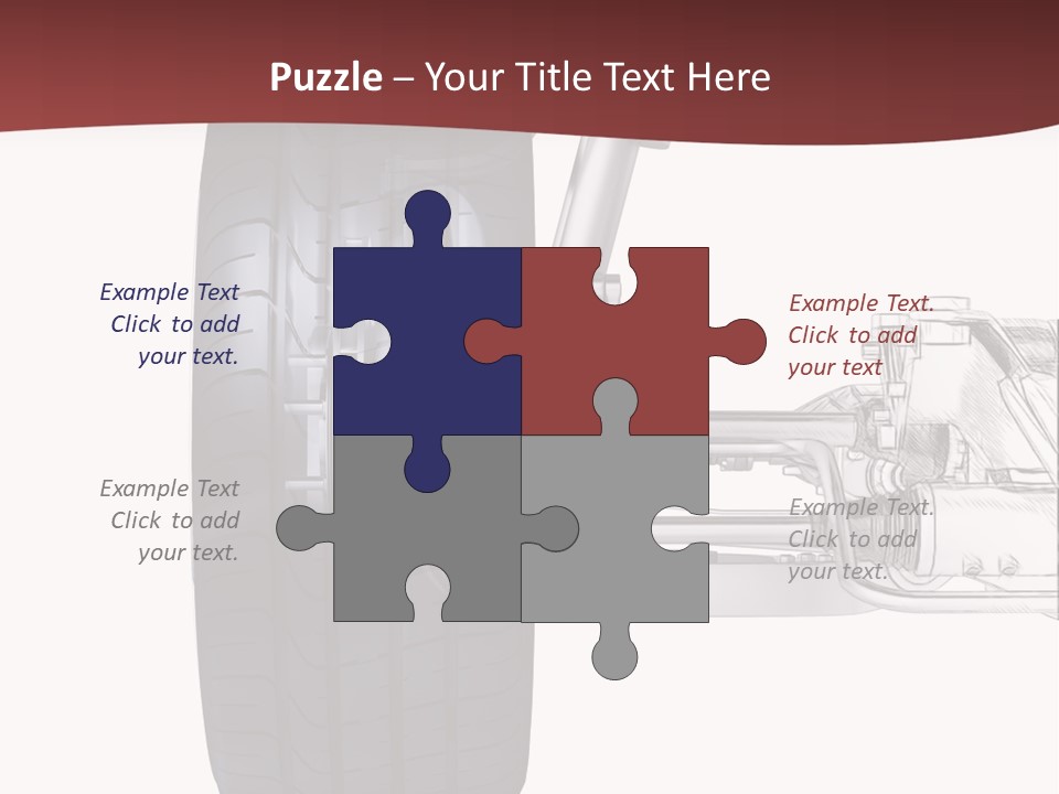 Engine Effect Suspension PowerPoint Template