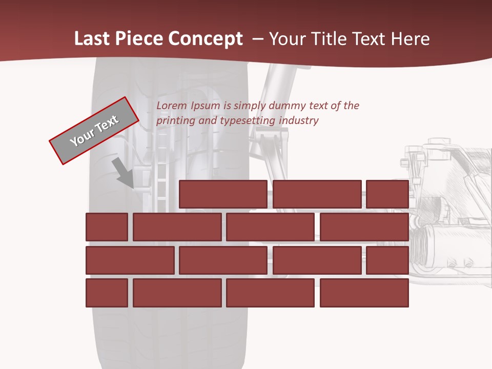 Engine Effect Suspension PowerPoint Template