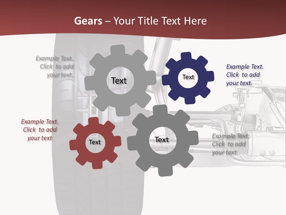 Engine Effect Suspension PowerPoint Template