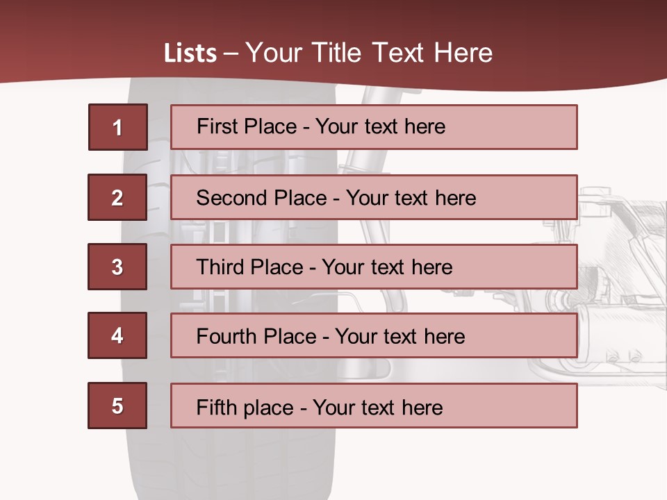 Engine Effect Suspension PowerPoint Template