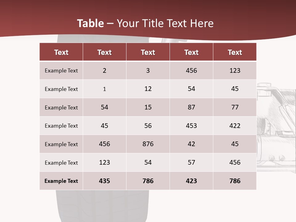 Engine Effect Suspension PowerPoint Template