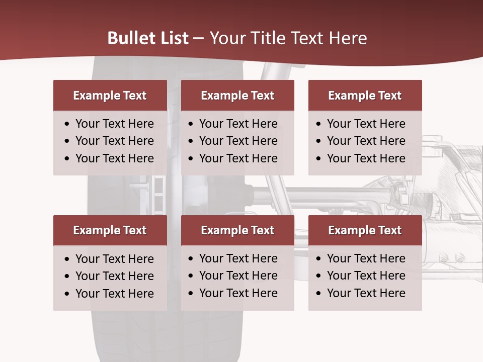 Engine Effect Suspension PowerPoint Template