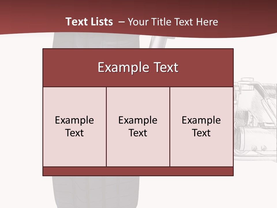 Engine Effect Suspension PowerPoint Template