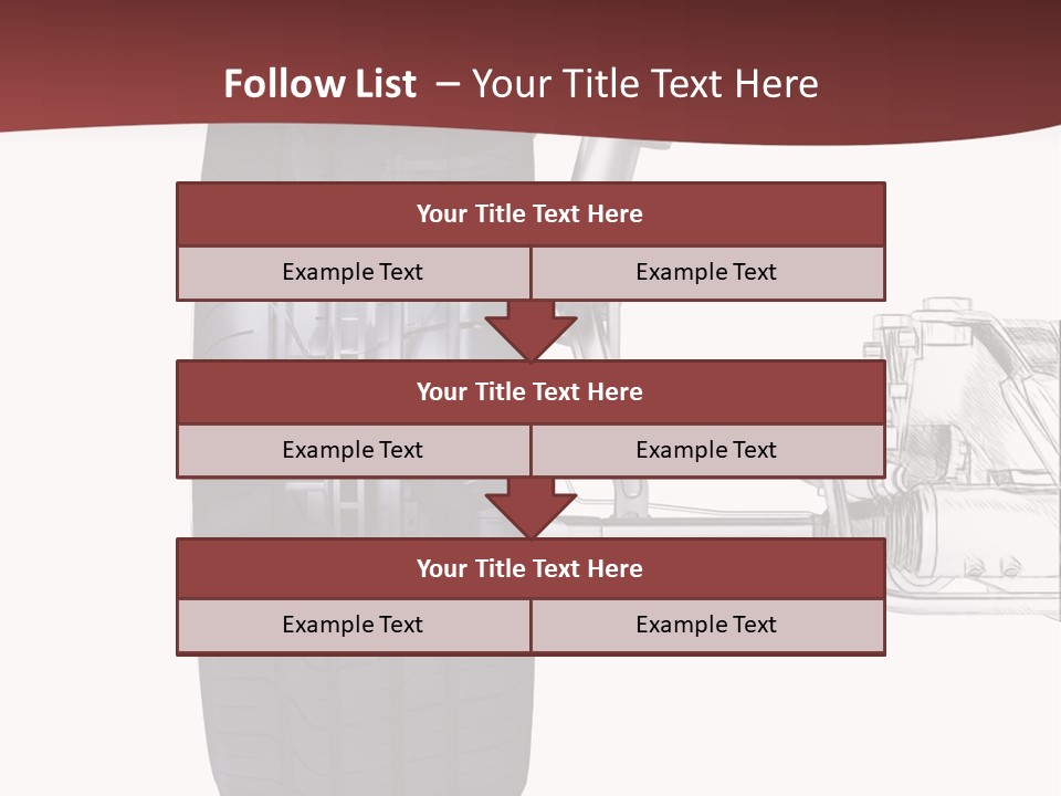Engine Effect Suspension PowerPoint Template