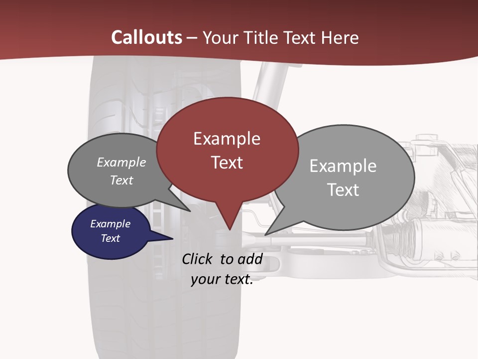 Engine Effect Suspension PowerPoint Template