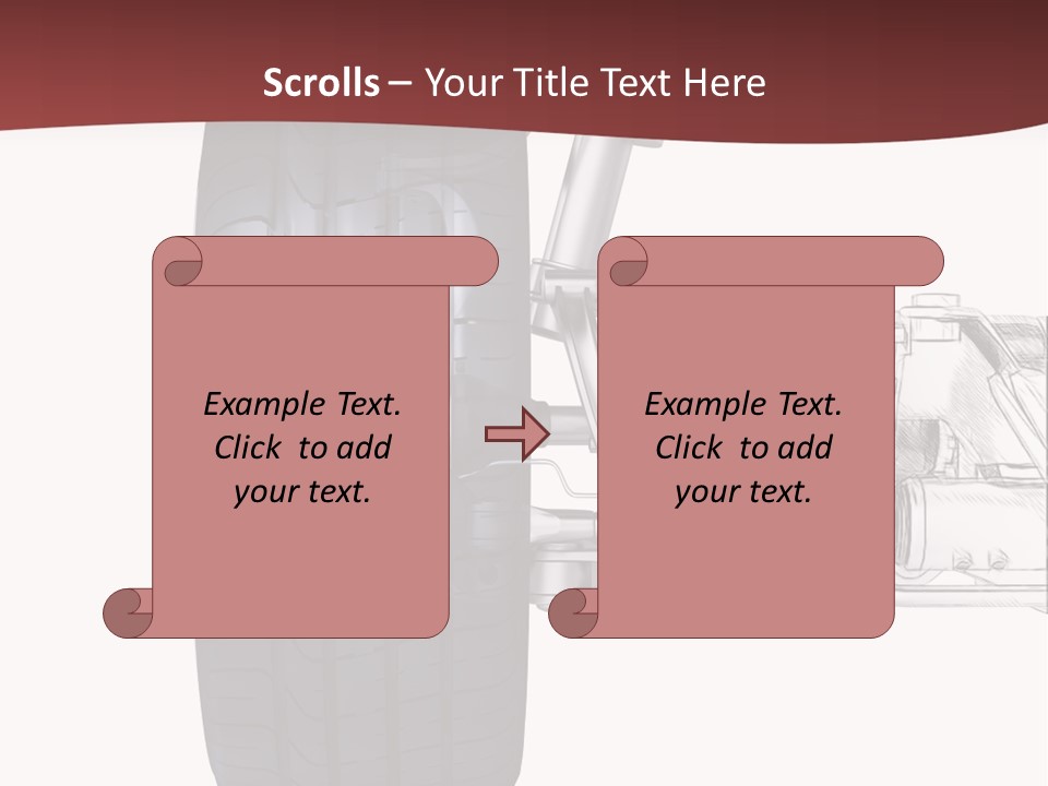 Engine Effect Suspension PowerPoint Template