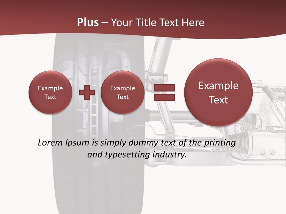 Engine Effect Suspension PowerPoint Template
