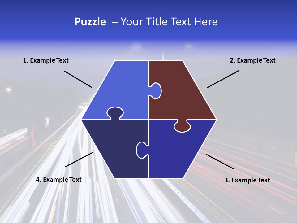 Auto Background Street PowerPoint Template