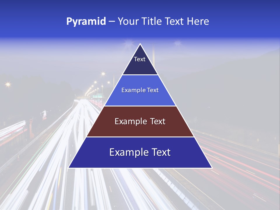 Auto Background Street PowerPoint Template