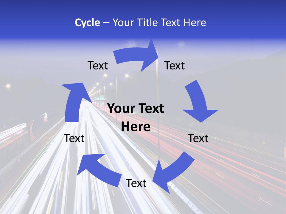 Auto Background Street PowerPoint Template