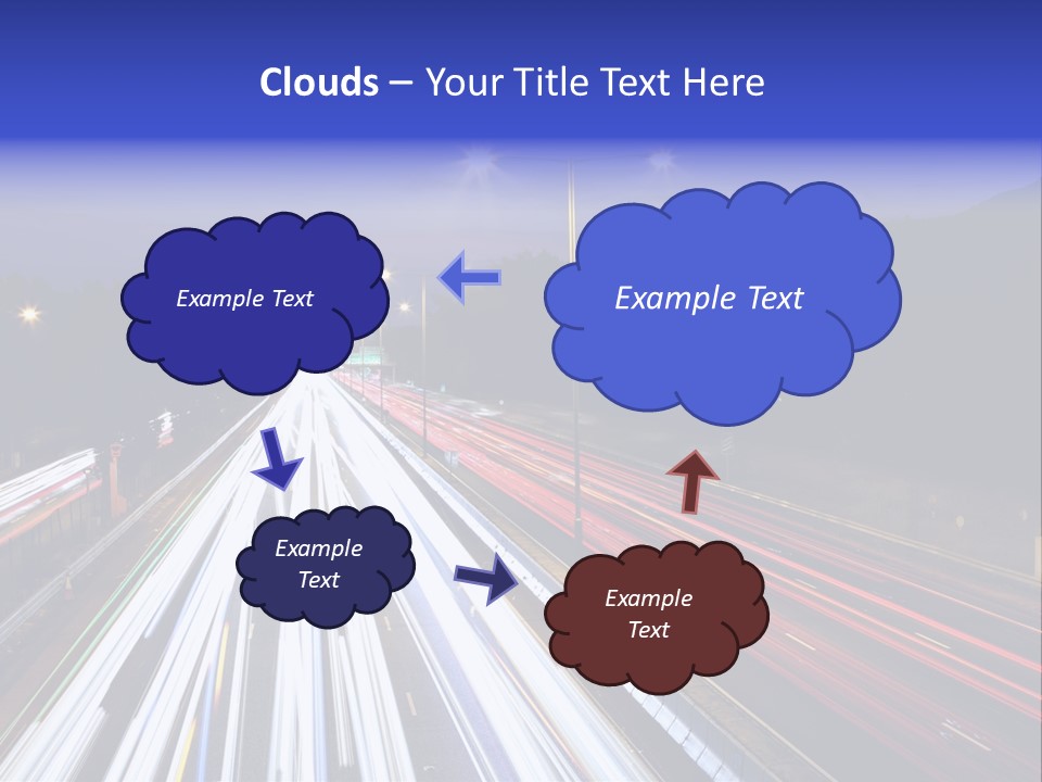 Auto Background Street PowerPoint Template