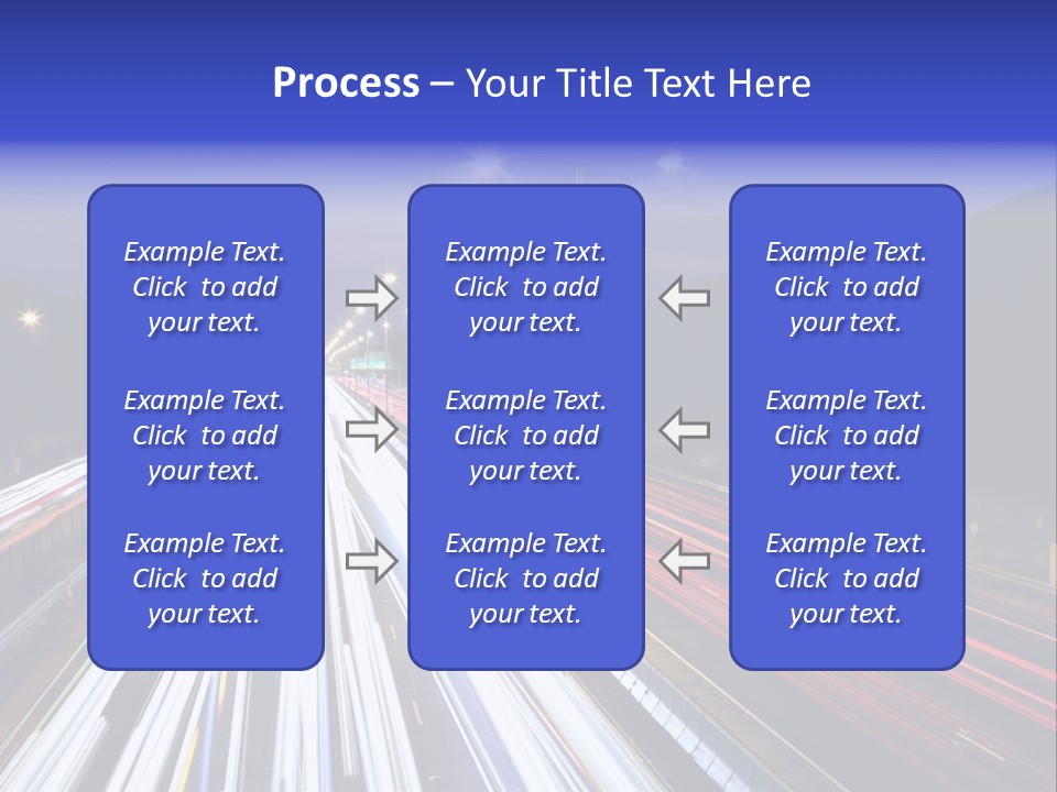 Auto Background Street PowerPoint Template