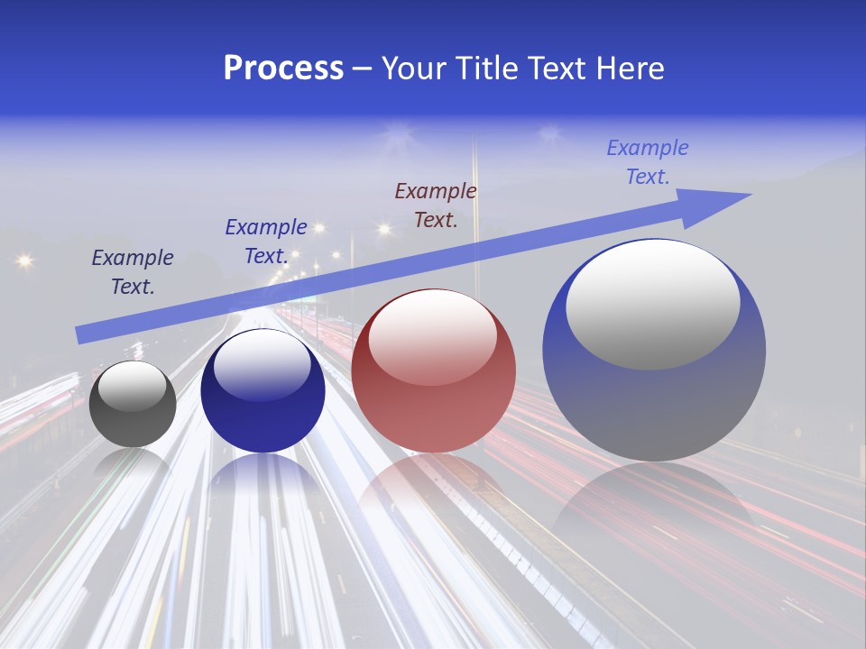 Auto Background Street PowerPoint Template