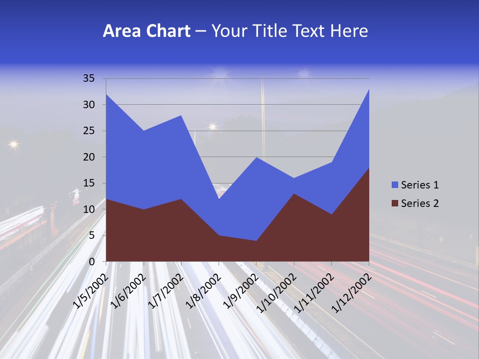 Auto Background Street PowerPoint Template