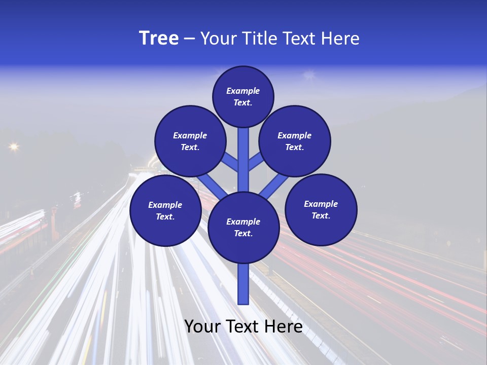 Auto Background Street PowerPoint Template