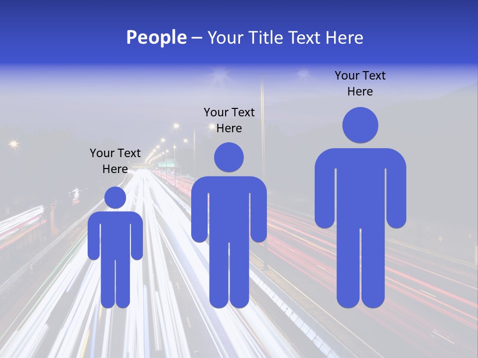 Auto Background Street PowerPoint Template