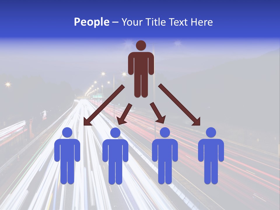 Auto Background Street PowerPoint Template