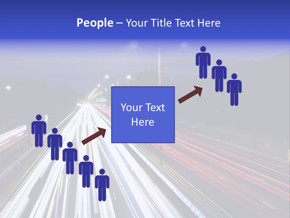 Auto Background Street PowerPoint Template