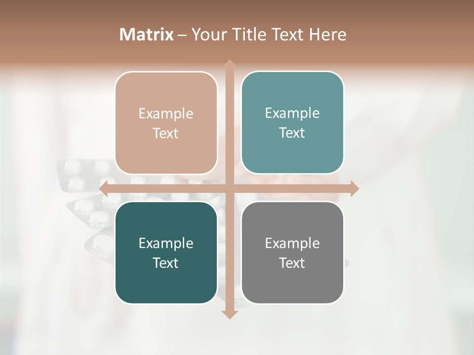 Narcotic Care Tablets PowerPoint Template