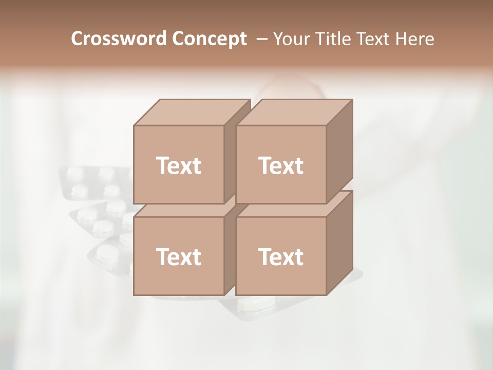 Narcotic Care Tablets PowerPoint Template