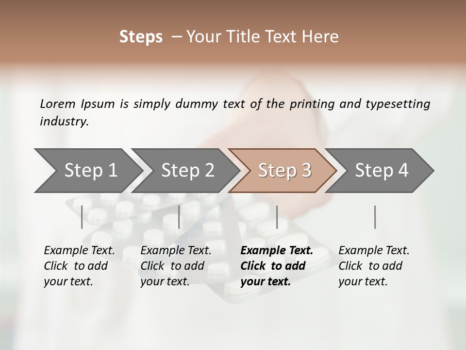 Narcotic Care Tablets PowerPoint Template