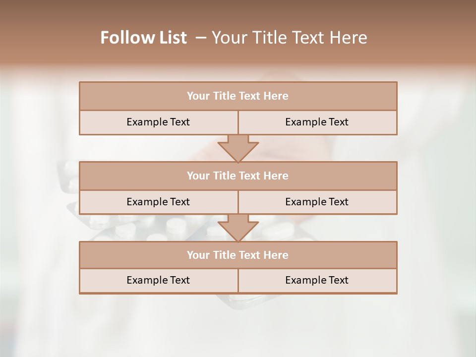 Narcotic Care Tablets PowerPoint Template