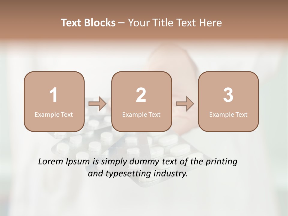 Narcotic Care Tablets PowerPoint Template