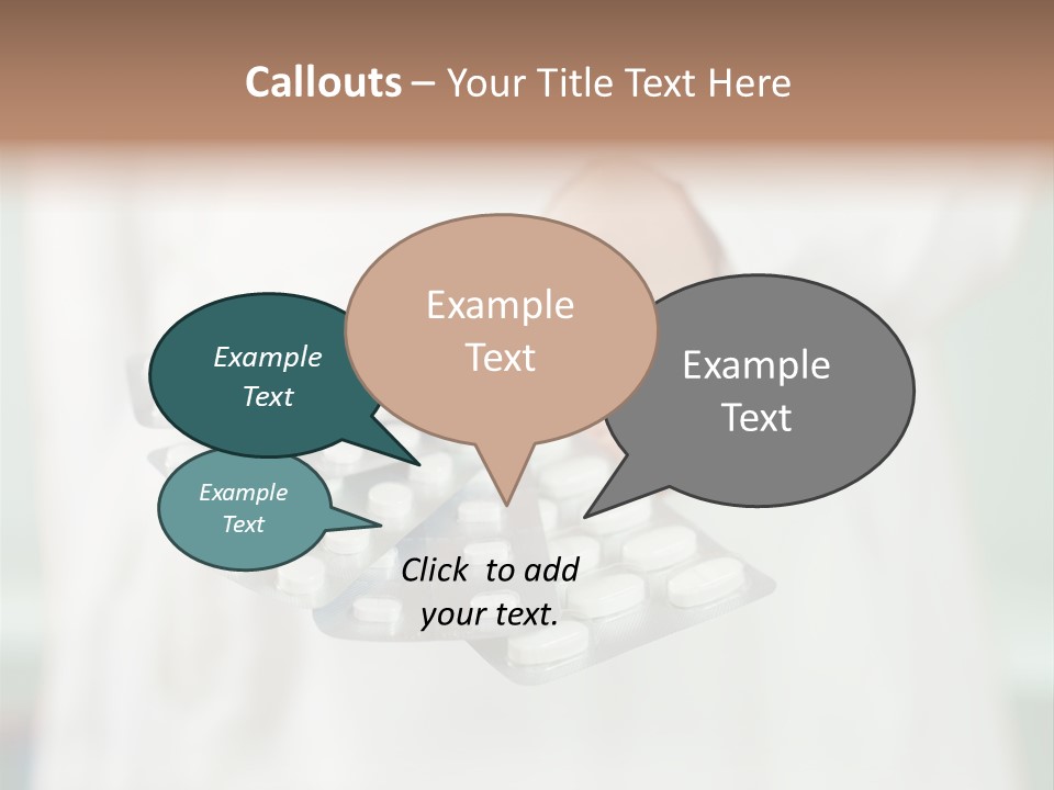 Narcotic Care Tablets PowerPoint Template