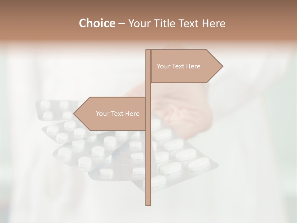 Narcotic Care Tablets PowerPoint Template