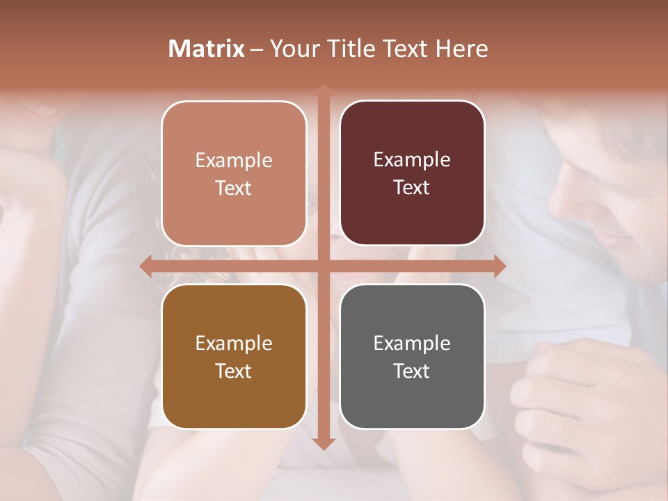 Playful Mixedrace Mother PowerPoint Template