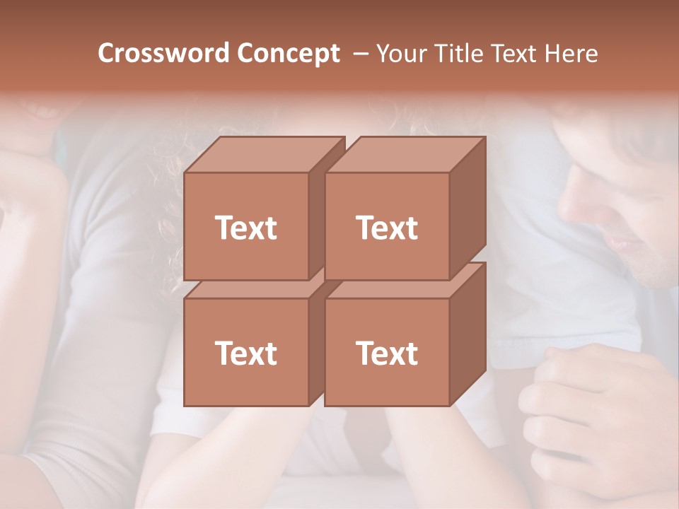 Playful Mixedrace Mother PowerPoint Template