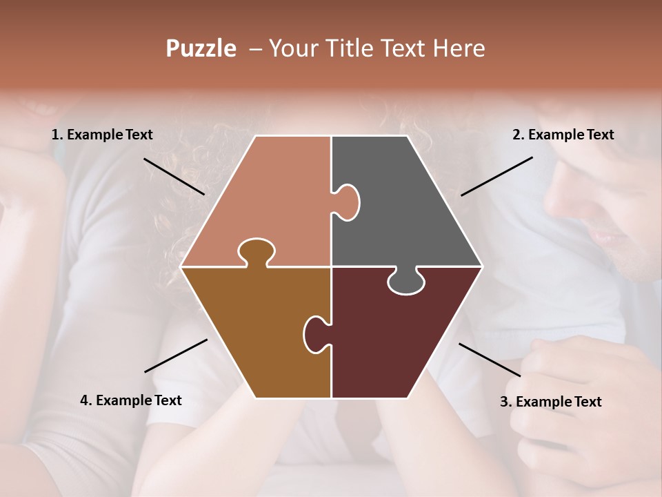 Playful Mixedrace Mother PowerPoint Template