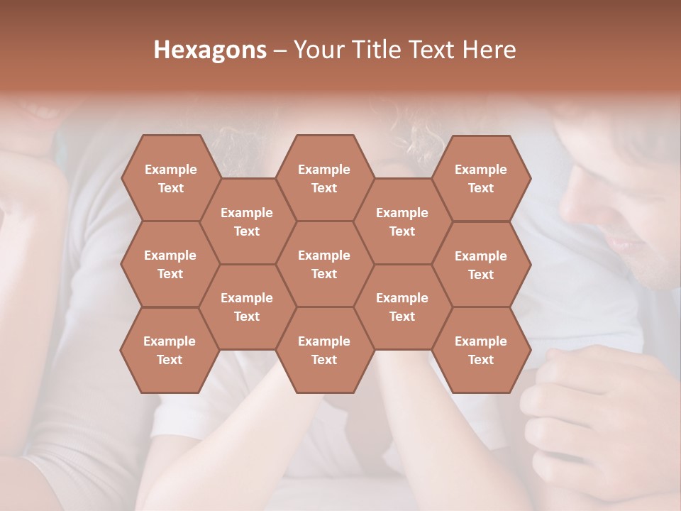 Playful Mixedrace Mother PowerPoint Template