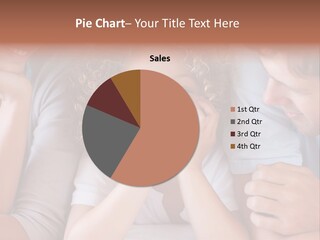 Playful Mixedrace Mother PowerPoint Template