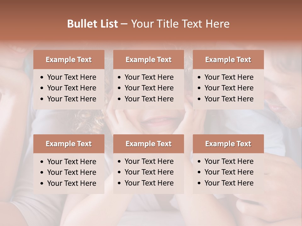 Playful Mixedrace Mother PowerPoint Template