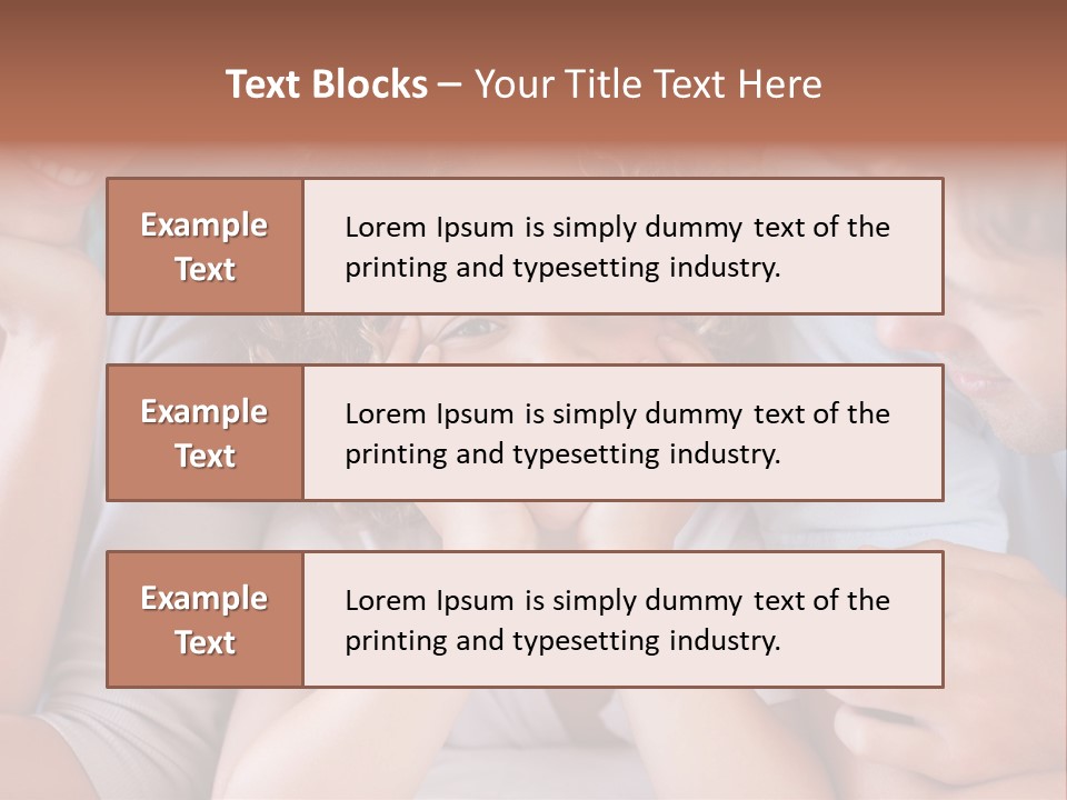 Playful Mixedrace Mother PowerPoint Template