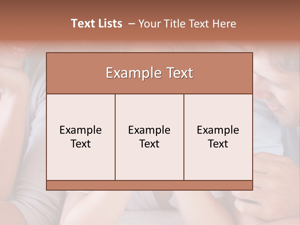 Playful Mixedrace Mother PowerPoint Template