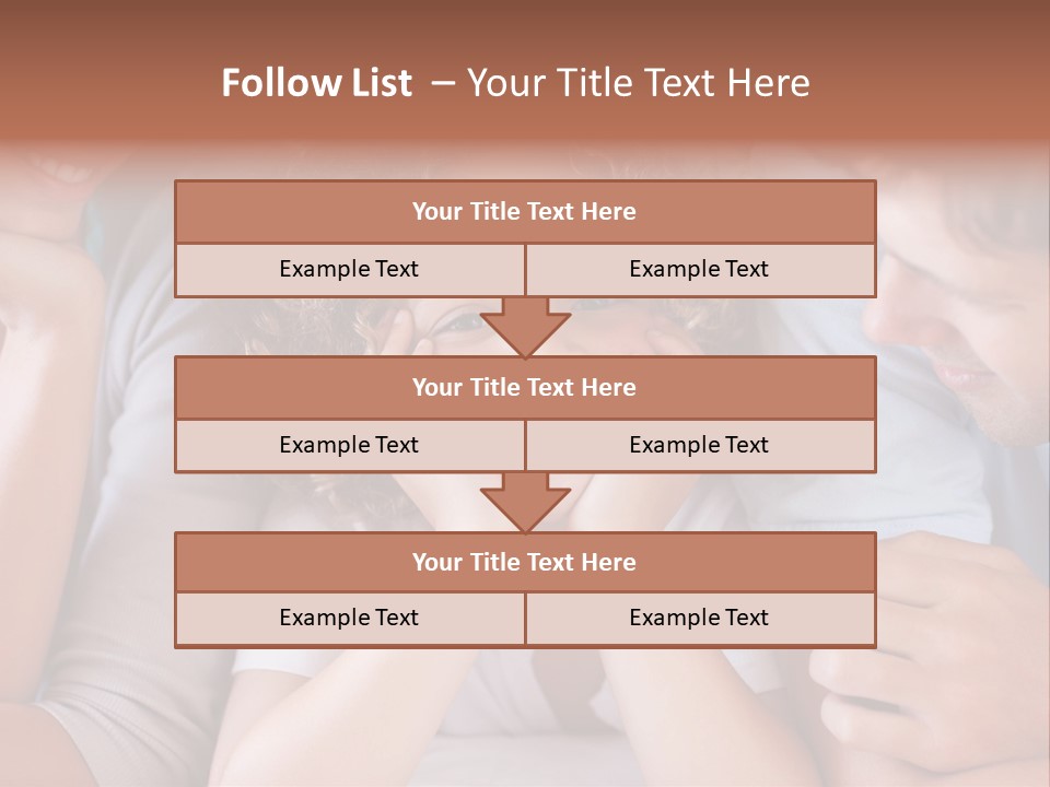 Playful Mixedrace Mother PowerPoint Template