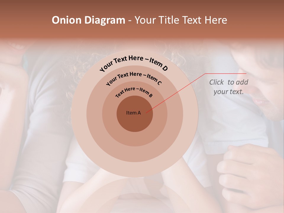 Playful Mixedrace Mother PowerPoint Template