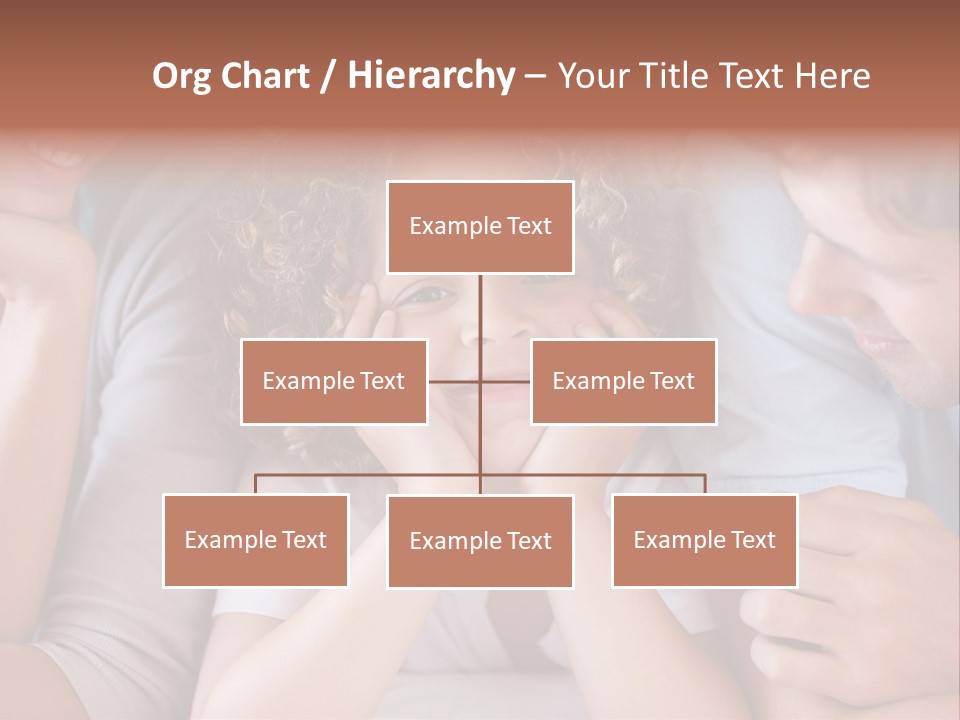 Playful Mixedrace Mother PowerPoint Template